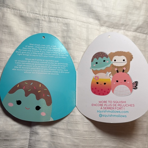 16” Original Squishmallows Maya - Mint Chocolate Ice Cream New - Picture 10 of 11